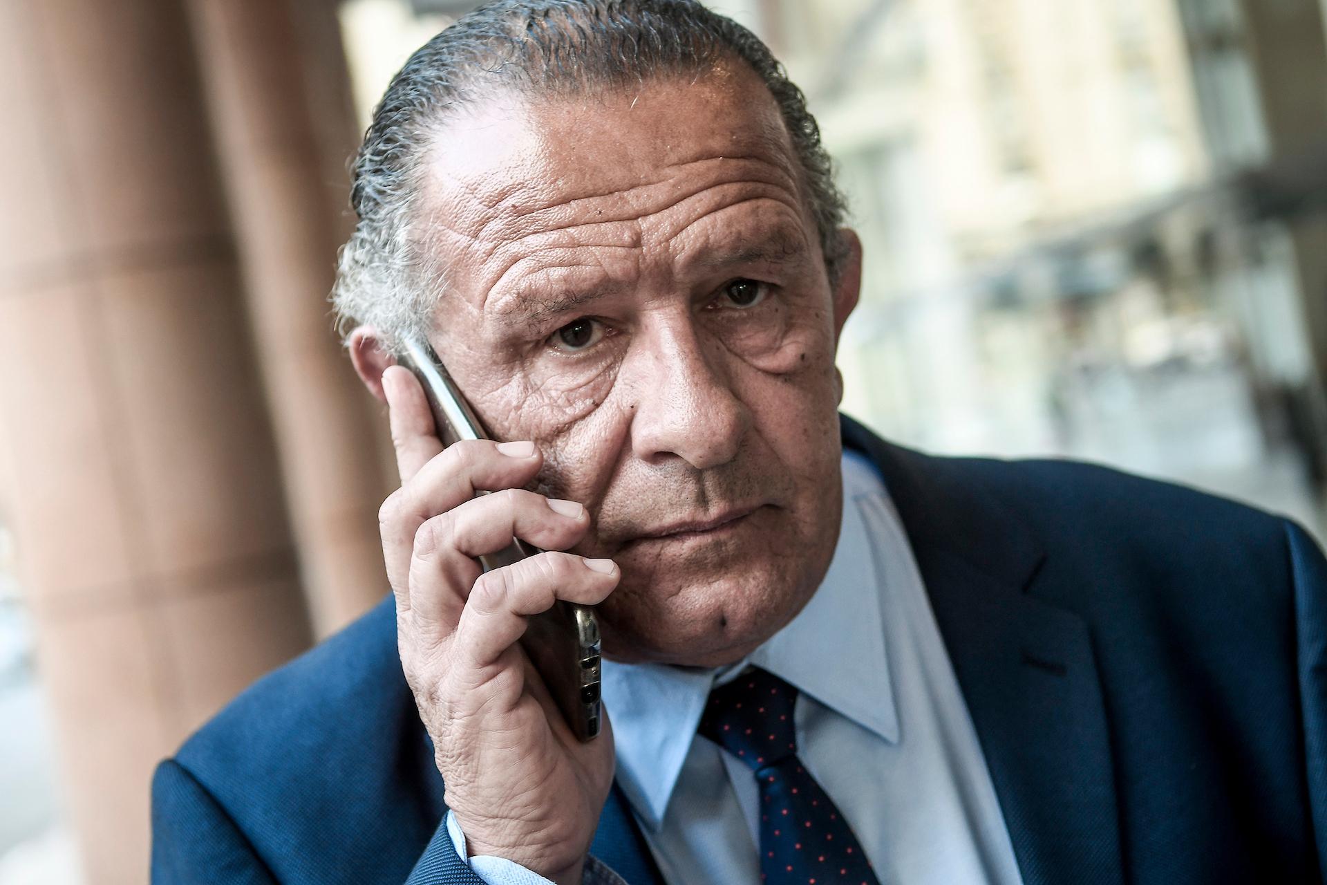 Pablo Caram previo a la reunion de los intendentes blancos electos con OPP y el directorio del Partido Nacional. Foto: Javier Calvelo / adhocFOTOS