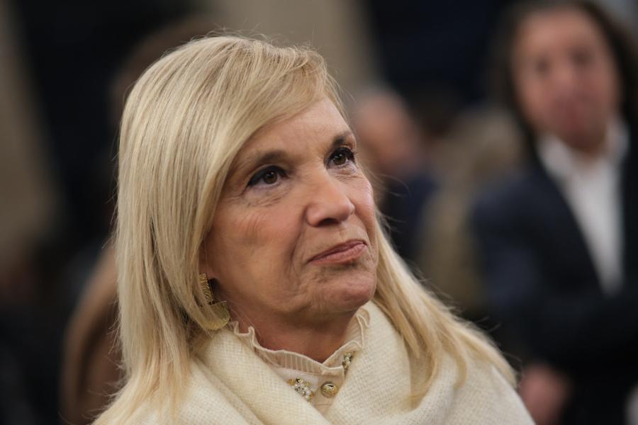 Beatriz Argimón, en el Auditorio Nacional Adela Reta, en Montevideo. Foto: Pablo Vignali / adhocFOTOS