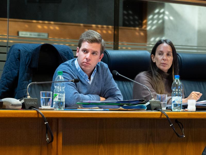 Joaquín Garlo en la Comisión Especial para el tratamiento del proyecto de ley de la Caja Profesional. Foto: Cámara de Diputados.