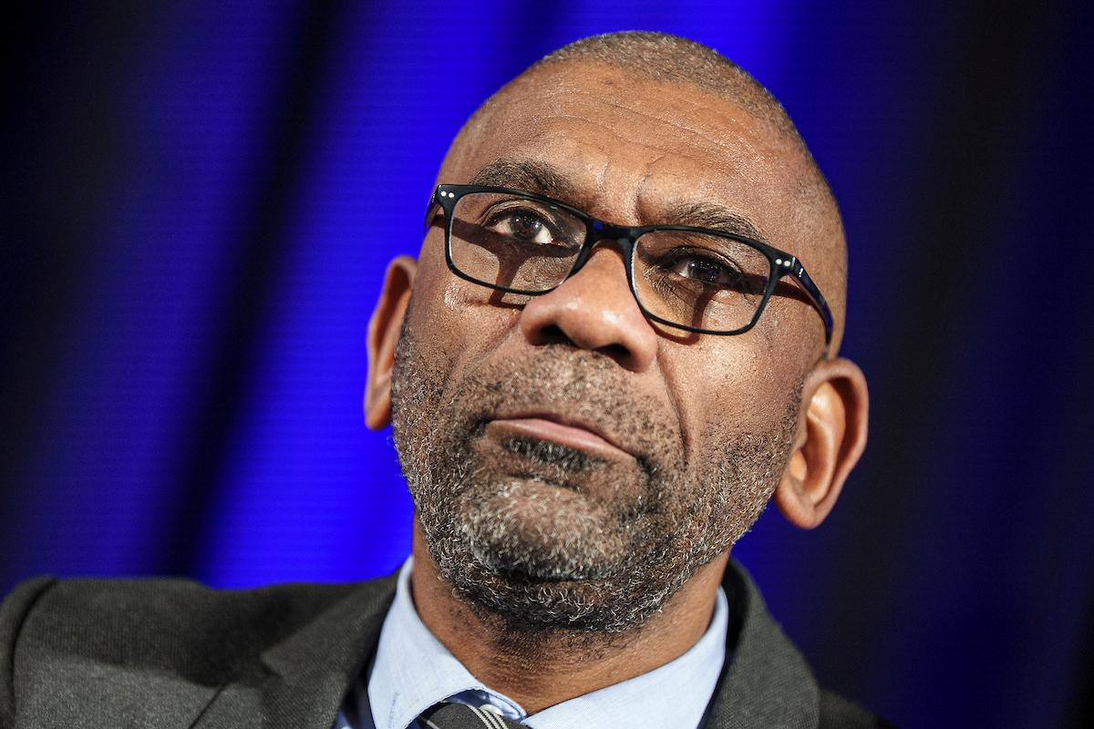 Edgardo Ortuño durante el almuerzo ADM con la Ministra de Salud Pública en el Hotel Radisson en Montevideo. Foto: Mauricio Zina / adhocFOTOS