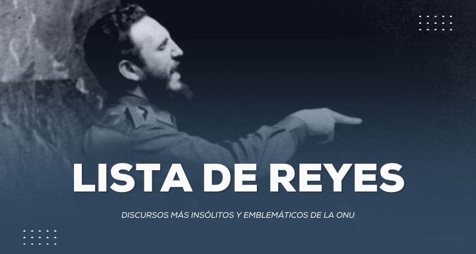 Discursos más insólitos y emblemáticos de la ONU