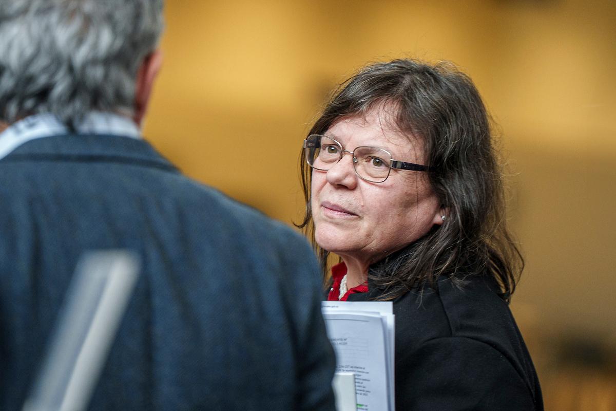 La fiscal de Corte subrogante, Mónica Ferrero. Foto: Mauricio Zina / adhocFOTOS