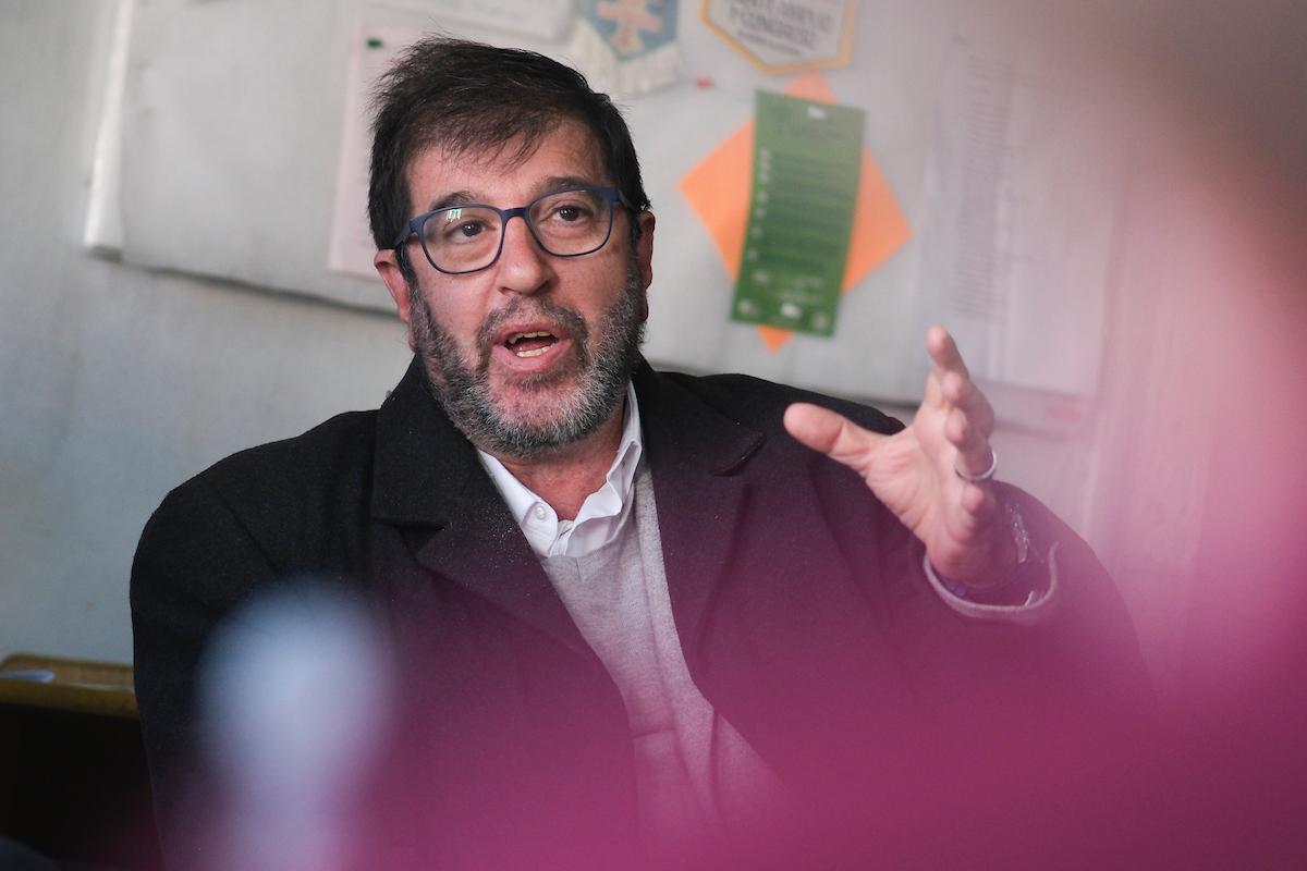 El presidente del Frente Amplio, Fernando Pereira. Foto: Pablo Vignali / adhocFOTOS