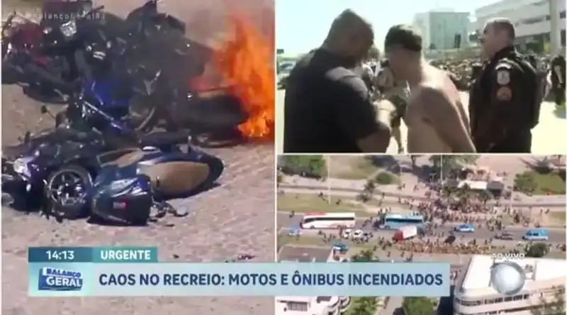 Disturbios de octubre. Captura de imagen.