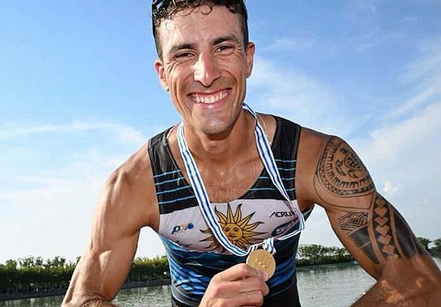 Histórico: el uruguayo Felipe Klüver campeón del Mundial de remo de China