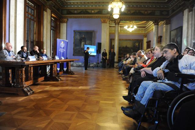 Presentación de informe 'Personas en situación de discapacidad en Uruguay: Brechas en el acceso a derechos'. Foto: Presidencia de la República