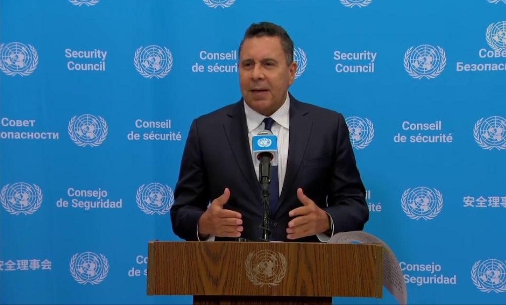 Embajador de Venezuela ante la ONU. Foto: MRREE.