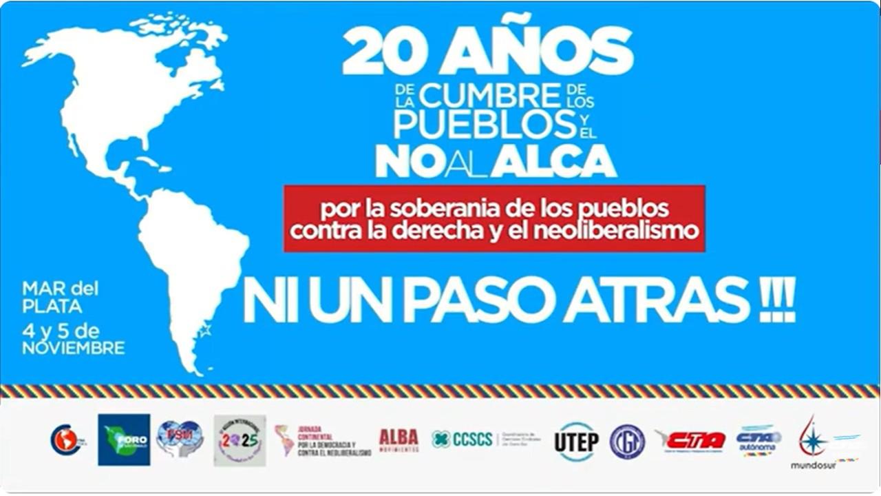 20 años del NO al ALCA Natalia Carrau