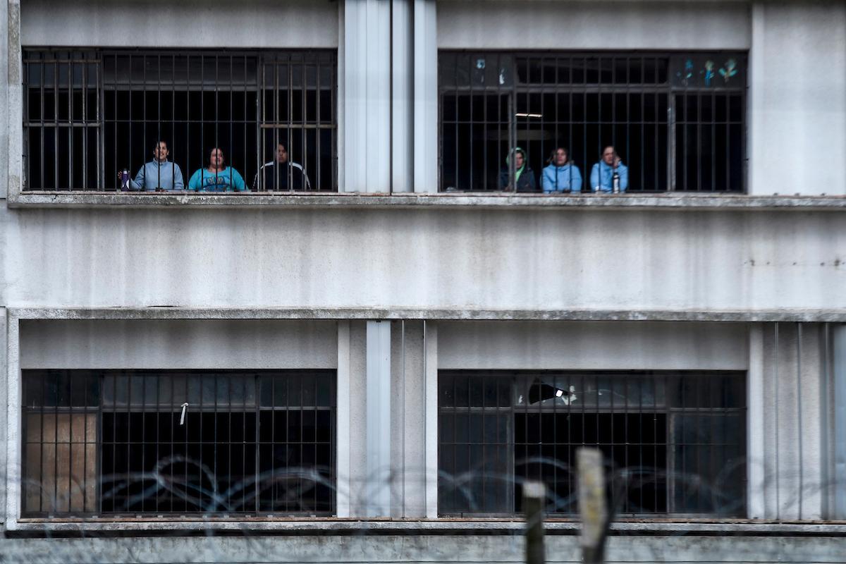 Unidad N°5 carcel de mujeres en Montevideo. Foto: Javier Calvelo / adhocFOTOS
