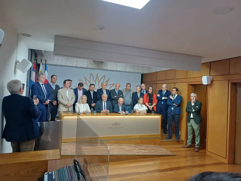 Conferencia de prensa luego de la reunión de la Coordinación Parlamentaria de la Coalición.